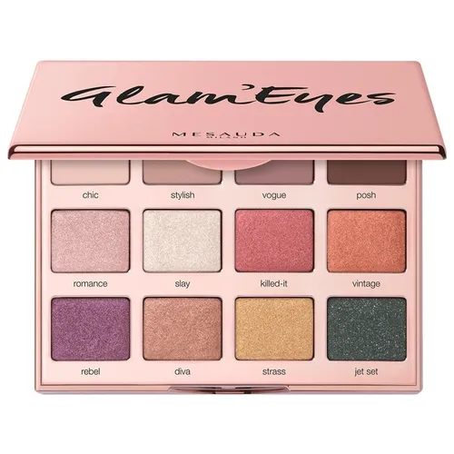 Mesauda Milano Glam'Eyes 12 Multi Finish Compact Eyeshadow Palette (Paleta cieni do powiek) - 3