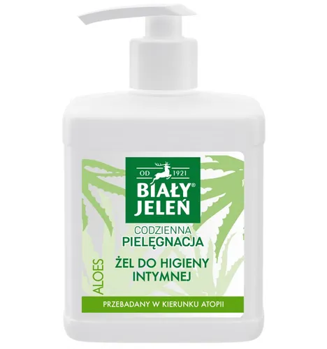 Biały Jeleń Hipoalergiczny żel do higieny intymnej z aloesem - 1