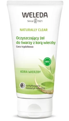 Weleda Naturally Clear, Klarendes Waschgel (Oczyszczający żel do mycia twarzy z korą wierzby) - 2