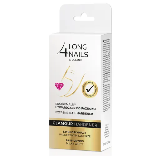 Long4Lashes Glamour Hardener, Ekstremalny utwardzacz do paznokci