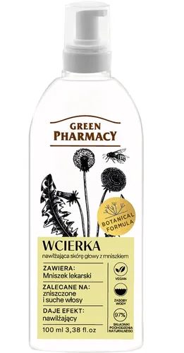 Green Pharmacy Wcierka nawilżająca skórę głowy z mniszkiem
