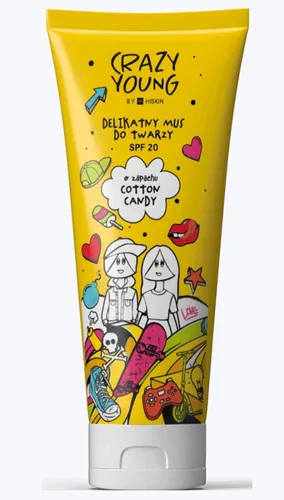 Crazy Young Delikatny mus do twarzy SPF 20 `Cotton Candy`