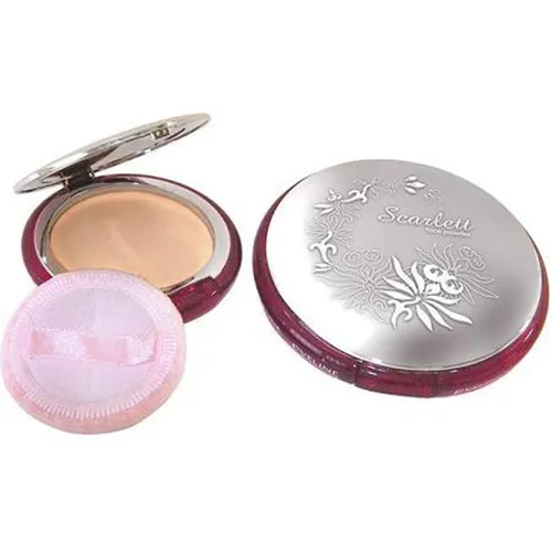 Eveline Cosmetics Scarlett, Puder prasowany z jedwabiem