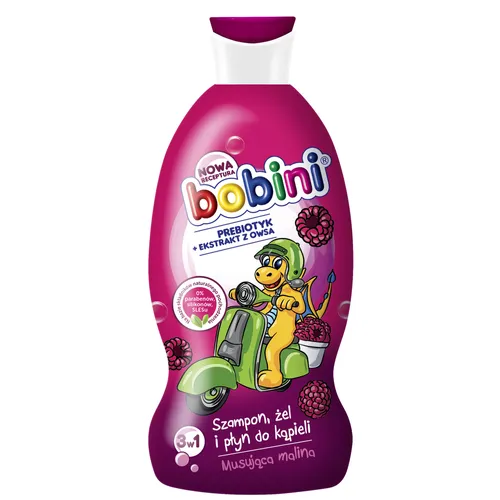 Bobini 3 w 1 Szampon, żel pod prysznic, płyn do kąpieli  ( różne rodzaje) (nowa wersja) - 4