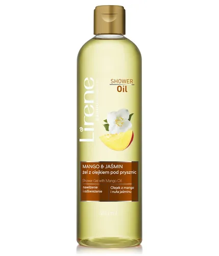 Lirene Dermoprogram Mango i jaśmin, Żel z olejkiem pod prysznic