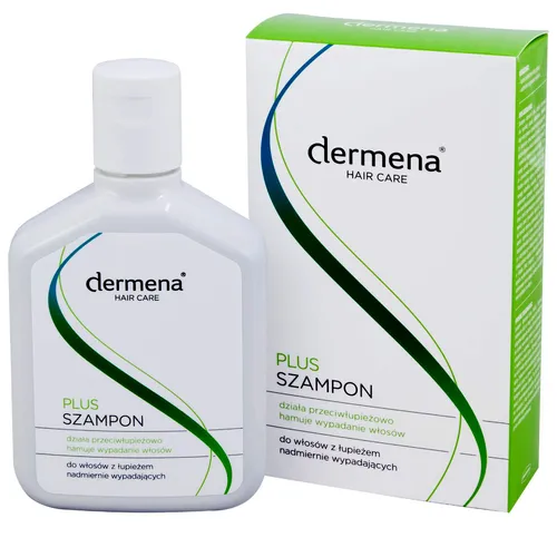 Dermena Plus, Szampon - żel przeciwłupiezowy - 2