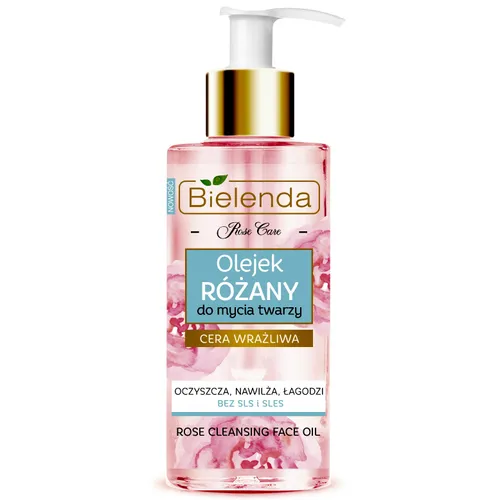 Bielenda Rose Care, Olejek różany do mycia twarzy do cery wrażliwej