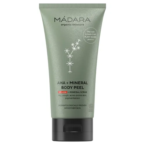 Madara Organic Skincare AHA + Mineral Body Peel (Peeling do ciała z kwasami AHA i minerałami)