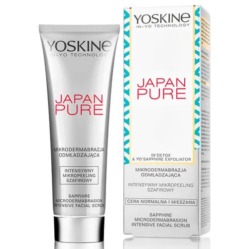 Yoskine Japan Pure, Intensywny mikropeeling szafirowy `Mikrodermabrazja odmładzająca` - 2