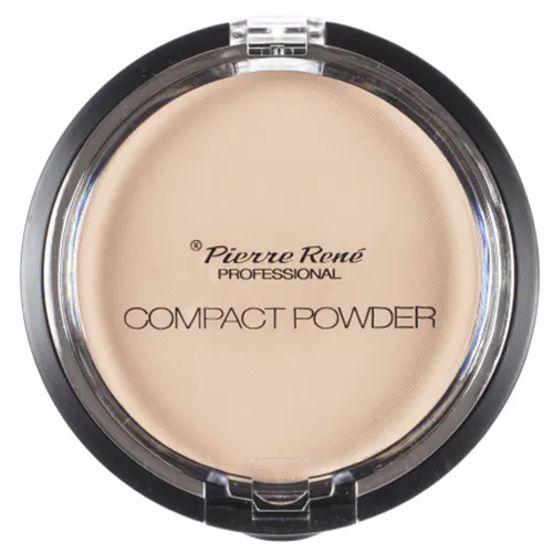 Pierre Rene Professional, Compact Powder (Matujący puder prasowany) - 1