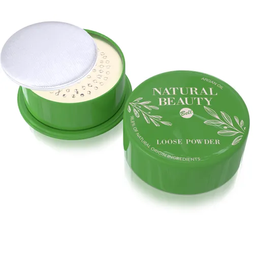 Bell Natural Beauty, Loose Powder (Sypki puder matujący z olejem arganowym)