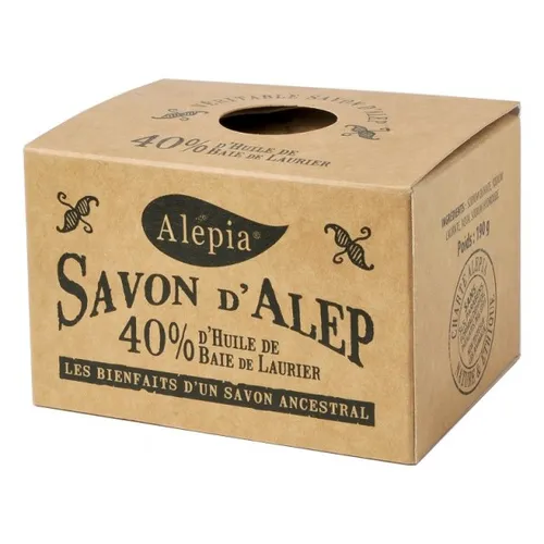 Alepia Savon d`Alep 40% Laurier (Mydło Alep 40% oleju Laurie)