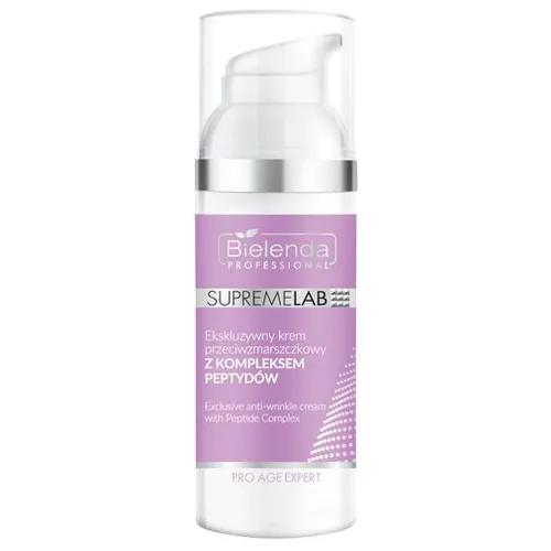 Bielenda Professional SUPREMELAB Exclusive Anti-wrinkle cream with Peptide Complex (Ekskluzywny krem przeciwzmarszczkowy z kompleksem peptydów)