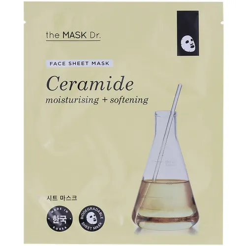 Action The Mask Dr, Ceramide Moisturising + Softening Face Sheet Mask (Maska do twarzy w płacie)