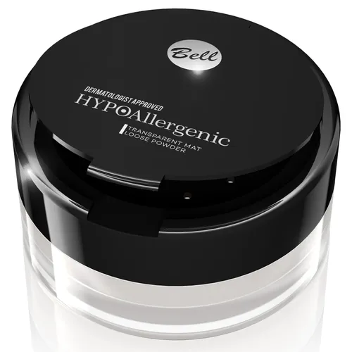 Bell HypoAllergenic, Transparent Mat Loose Powder (Hypoalergiczny transparentny puder do twarzy)