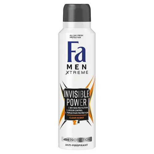 Fa Men Xtreme, Invisible Power Anti-perspirant Spray 48 h (Antyperspirant w sprayu dla mężczyzn)