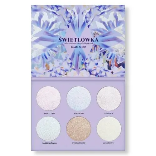 Glam Shop GlamBOX, Paleta cieni do powiek `Świetlówka`