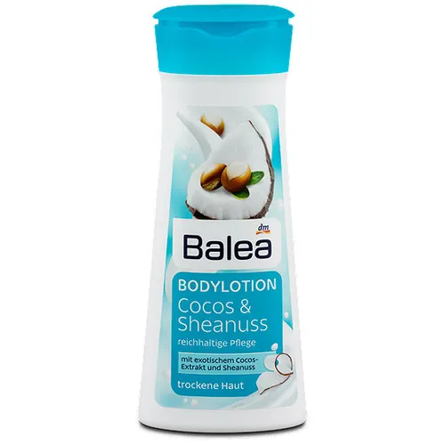 Balea Cocos & Sheanuss, Bodylotion (Balsam do codziennej pielęgnacji suchej skóry (stara wersja))