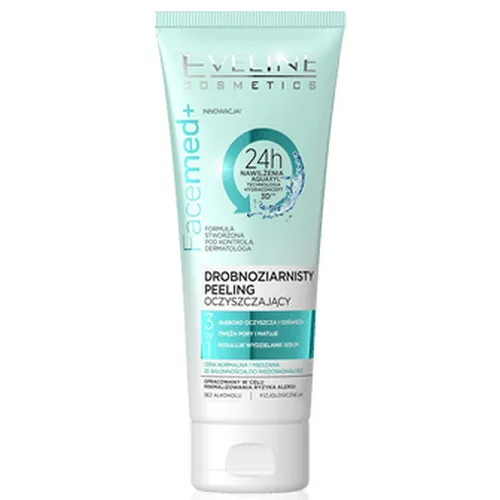 Eveline Cosmetics Facemed +, Drobnoziarnisty peeling oczyszczający 3 w 1 - 2