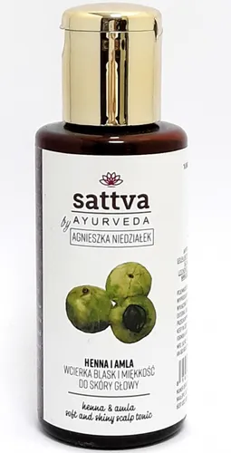 Sattva Ayurveda by Agnieszka Niedziałek, Wcierka blask i miękkość do skóry głowy `Henna i amla` - 2