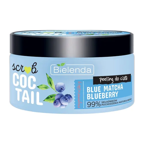 Bielenda Scrub Coctail, Regenerujący peeling do ciała `Blue matcha i blueberry`