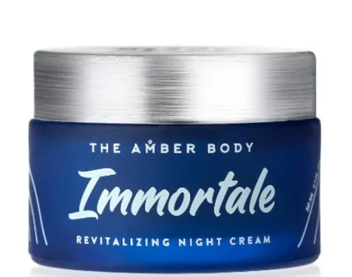 The Amber Body Immortale, Revitalizing Night Cream (Regenerujący krem do twarzy na noc)