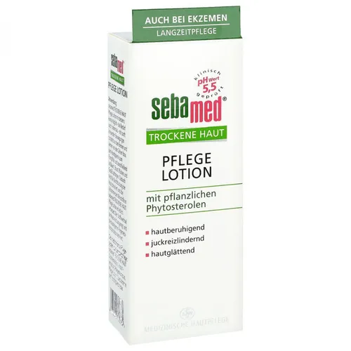 Sebapharma Seba Med, Trockene Haut Pflege Lotion mit pflanzlichen Phytosterolen (Balsam do skóry suchej z roślinnymi fitosterolami)