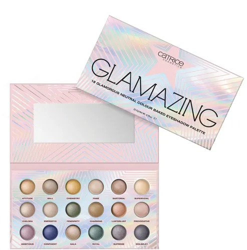 Catrice Glamazing, 18 Glamorous Neutral Colour Baked Eyeshadow Palette (Paleta 18 wypiekanych cieni do powiek)