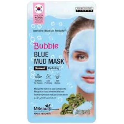 MBeauty Bubble Blue Mud Mask (Nawilżająca bąbelkowa maska błotna do twarzy z wodorostami)
