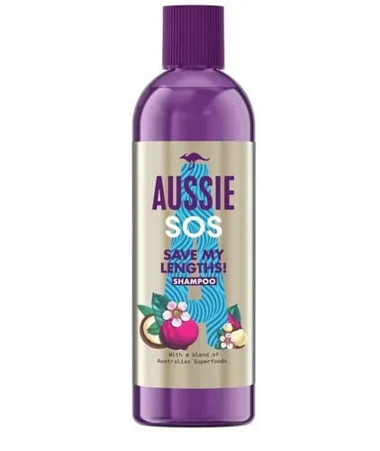 Aussie SOS Save My Lenghts, Shampoo (Szampon do włosów do włosów długich i zniszczonych)