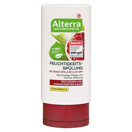 Alterra Feuchtigkeits - Spulung Granatapfel & Aloe Vera (Nawilżająca odżywka `Granat i aloes`)