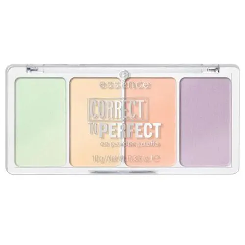 Essence Correct To Perfect, CC Powder Palette (Paleta pudrów korygujących do twarzy) - 1