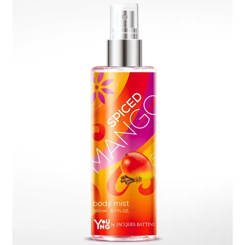 Jacques Battini Young by Jacques Battini, Spiced Mango Body Mist (Mgiełka do ciała  `Przyprawione mango`)