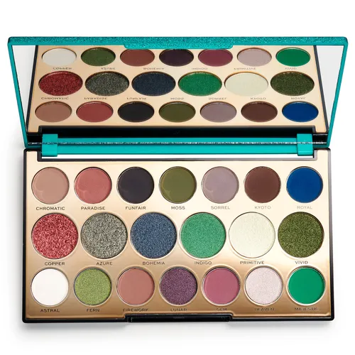 Revolution Beauty (Makeup Revolution) Precious Stone, Eyeshadow Palette Emerald (Paleta 20-stu cieni do powiek) - 1