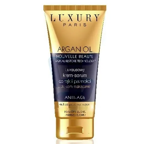 Eveline Cosmetics Luxury Paris, Argan Oil, Luksusowy krem - serum do rąk i paznokci