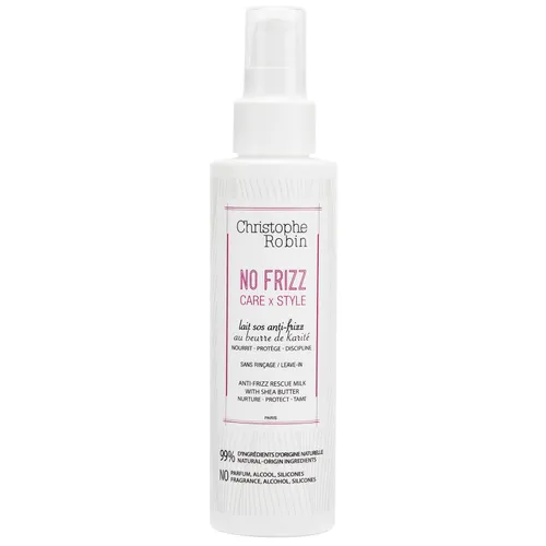 Christophe Robin No Frizz Care X Style, Anti-Frizz Rescue Milk with Shea Butter (Mleczko do włosów z ekstraktem z shea)