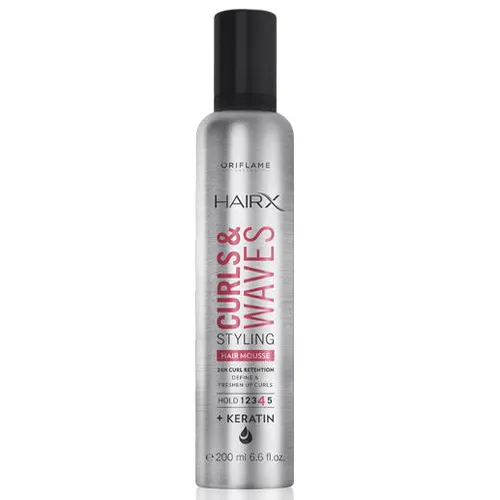 Oriflame HairX Curls & Waves Styling Hair Mousse (Pianka skręcająca włosy)