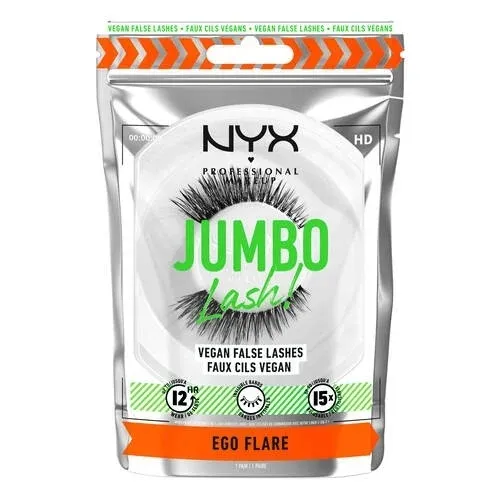 NYX Professional Makeup Jumbo Lash!, Vegan False Lashes Ego Flare (Sztuczne rzęsy na pasku)