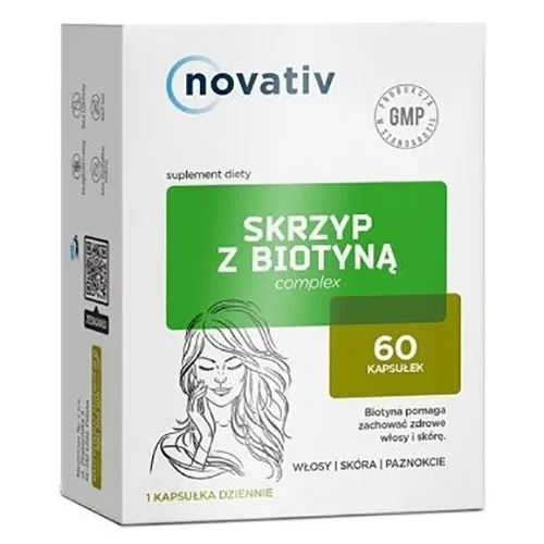 Novativ Skrzyp z biotyną Suplement diety