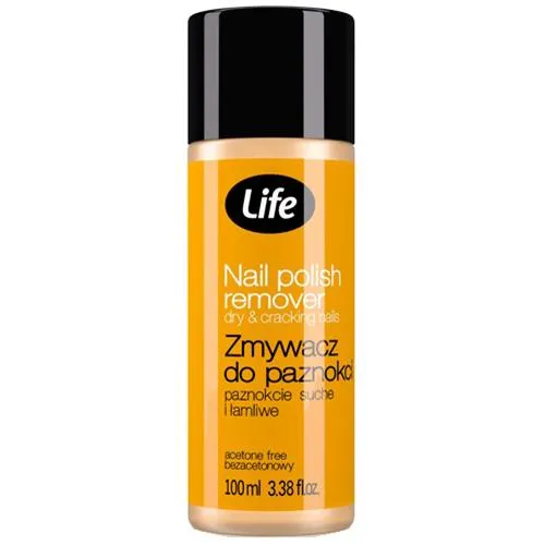 Life Zmywacz do paznokci bez acetonu - paznokcie suche i łamliwe - 1