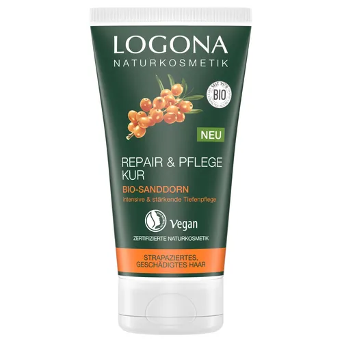 Logona Repair & Pflege Haarkur Bio-Sanddorn (Kuracja regenerująca z rokitnikiem)