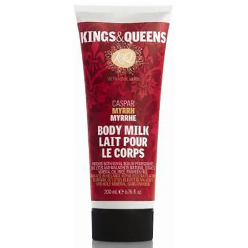 Korres Kings & Queens, Caspar Myrrh, Shimmering Body Milk (Rozświetlające mleczko do ciała 'Mirra')
