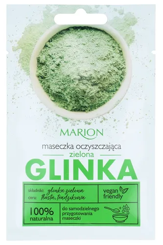 Marion SPA, Maseczka oczyszczająca do cery tłustej i trądzikowej z zieloną glinką - 1