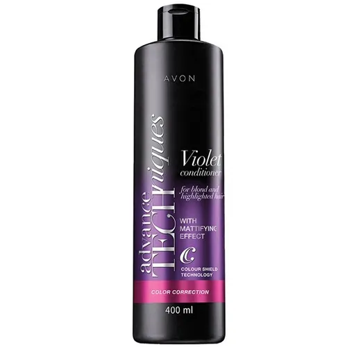 Avon Advance Techniques, Violet Conditioner Colour Correction (Odżywka do włosów `Korekcja koloru` [Odżywka włosy blond i siwe ułatwiająca rozczesywanie]) - 2