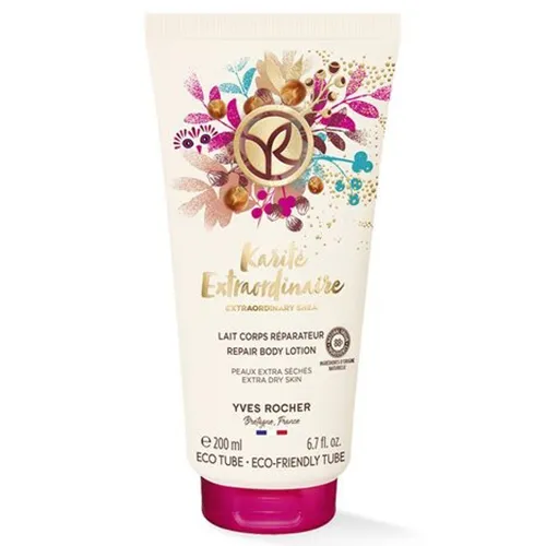 Yves Rocher Collection de Noel 2021, Karite Extraordinaire, Lait Corps Reparateur (Odbudowujące mleczko do ciała)