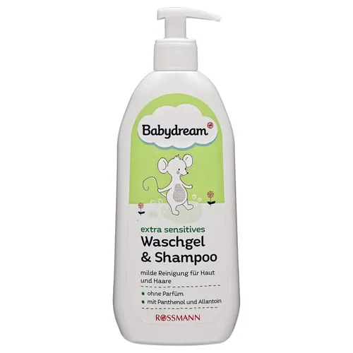 Babydream Extra Sensitive Washgel & Shampoo (Delikatny żel do mycia i szampon)