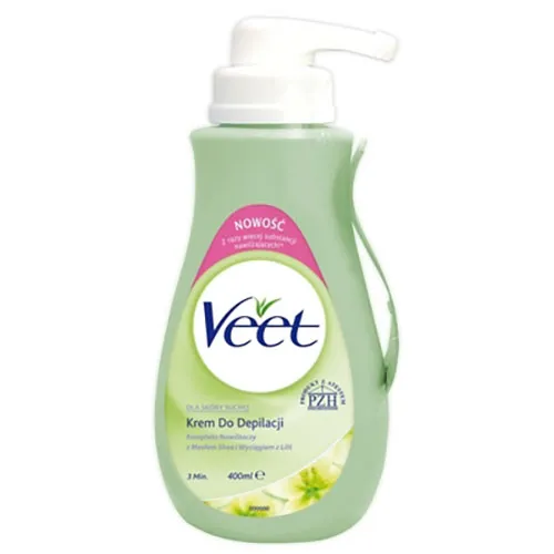 Veet Krem do depilacji z dozownikiem do skóry suchej