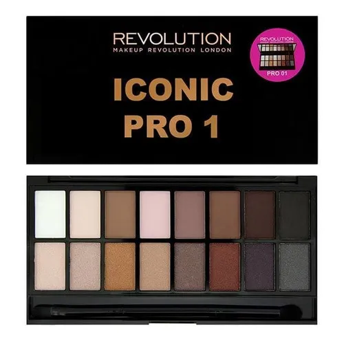 Revolution Beauty (Makeup Revolution) Iconic Pro 1 Eyeshadow Palette (Paleta 16 cieni do powiek)