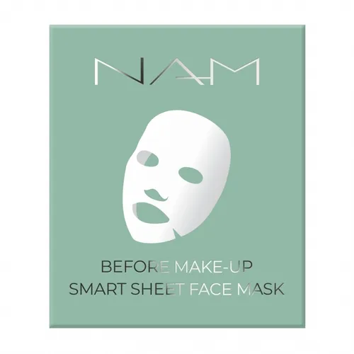 Nam Professional by Wibo Clean. Simple. Beautiful., Before Make Up Smart Sheet Face Mask (Skompresowane maski do serum)