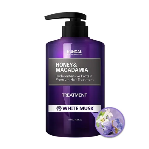 Kundal Honey & Macadamia, Treatment White Musk (Białe Piżmo, Odżywka do włosów)
